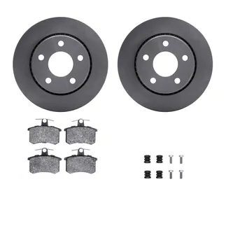 R1 Concepts WFWH1-73002 E- Line Series Brake Rotor W/ Ceramic Brake Pads & Hdw